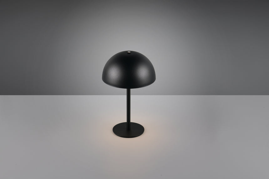 Lámpara de sobremesa Trio Munoz LED negro mate táctil 3000K R54891132