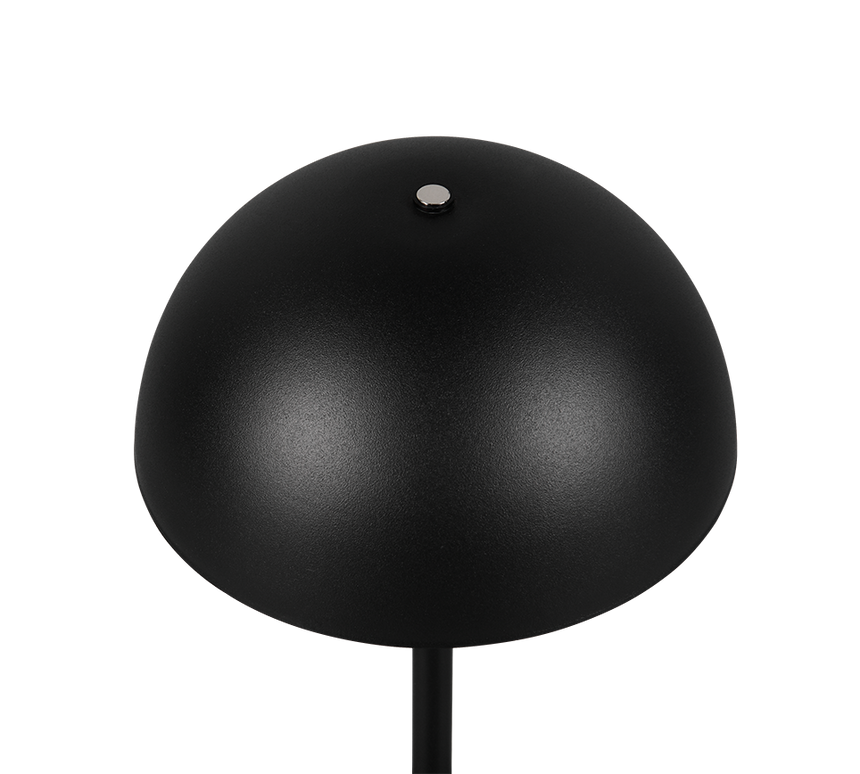 Lámpara de sobremesa Trio Munoz LED negro mate táctil 3000K R54891132