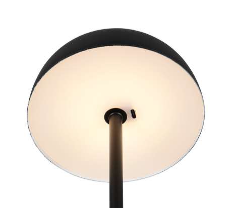 Lámpara de sobremesa Trio Munoz LED negro mate táctil 3000K R54891132