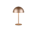 Lámpara de sobremesa Trio Munoz LED marrón café táctil 3000K R54891165