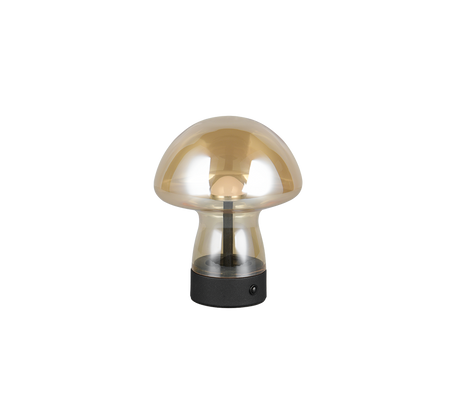 Lámpara de sobremesa Trio Dooley LED amber-colored táctil 3000K R54981113