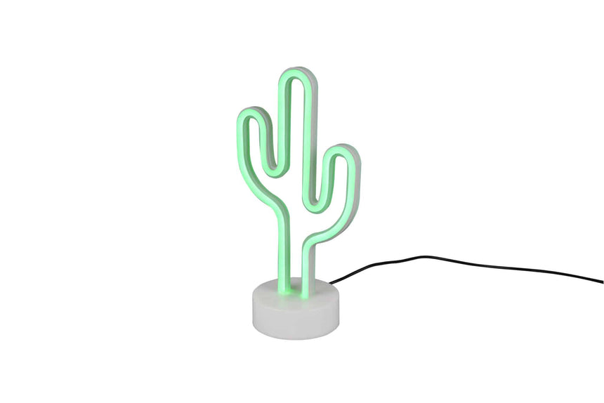 Trio Cactus Sobremesa LED de plástico blanco R55220101