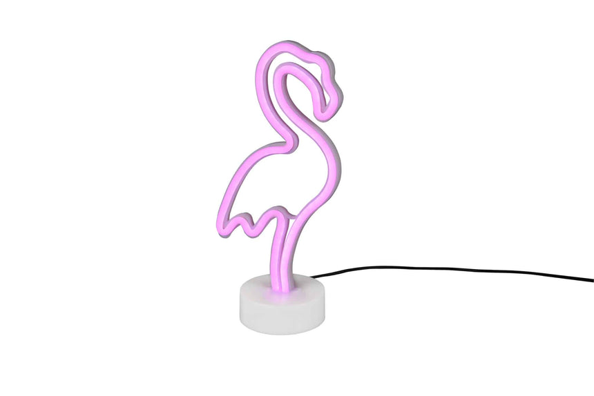 Trio Flamingo Sobremesa LED de plástico blanco R55240101