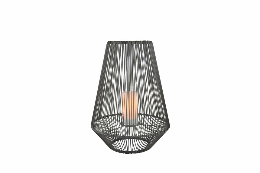 Trio Mineros Sobremesa de exterior LED de plástico gris R55256911