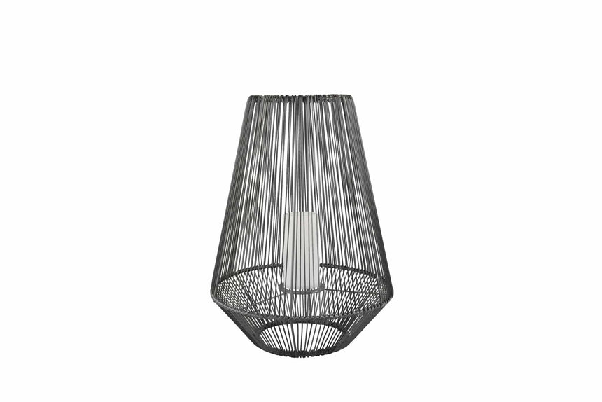 Trio Mineros Sobremesa de exterior LED de plástico gris R55256911