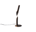 Lámpara de sobremesa Trio Ginko LED negro mate 3000K 40,5cm R55791132