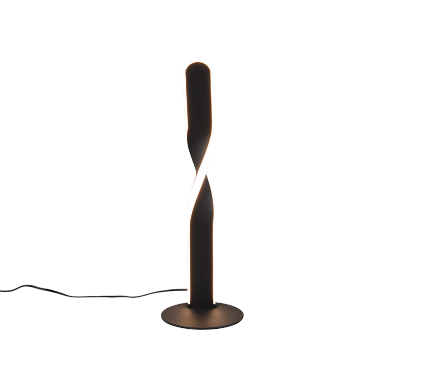 Lámpara de sobremesa Trio Ginko LED negro mate 3000K 40,5cm R55791132 - vista 2