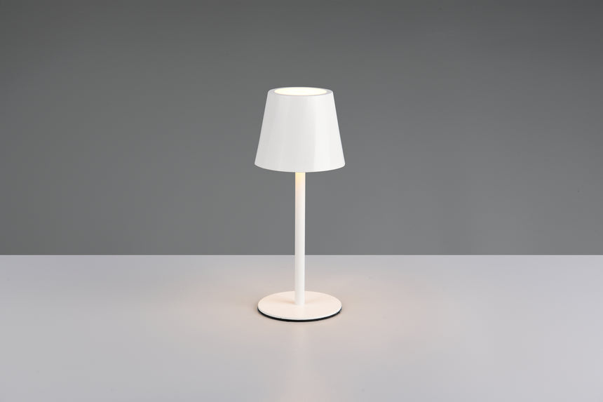 Lámpara de sobremesa Trio Diaz LED blanco mate táctil CCT IP44 R55961131