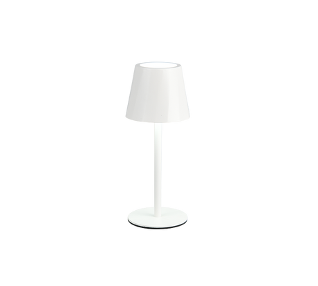 Lámpara de sobremesa Trio Diaz LED blanco mate táctil CCT IP44 R55961131