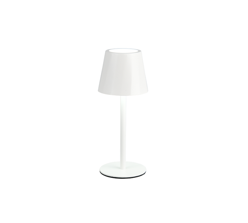 Lámpara de sobremesa Trio Diaz LED blanco mate táctil CCT IP44 R55961131
