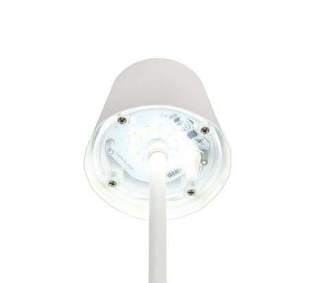 Lámpara de sobremesa Trio Diaz LED blanco mate táctil CCT IP44 R55961131