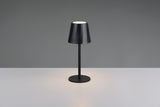 Lámpara de sobremesa Trio Diaz LED negro mate táctil CCT IP44 R55961132