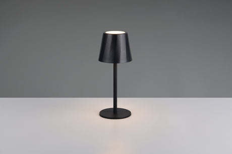 Lámpara de sobremesa Trio Diaz LED negro mate táctil CCT IP44 R55961132