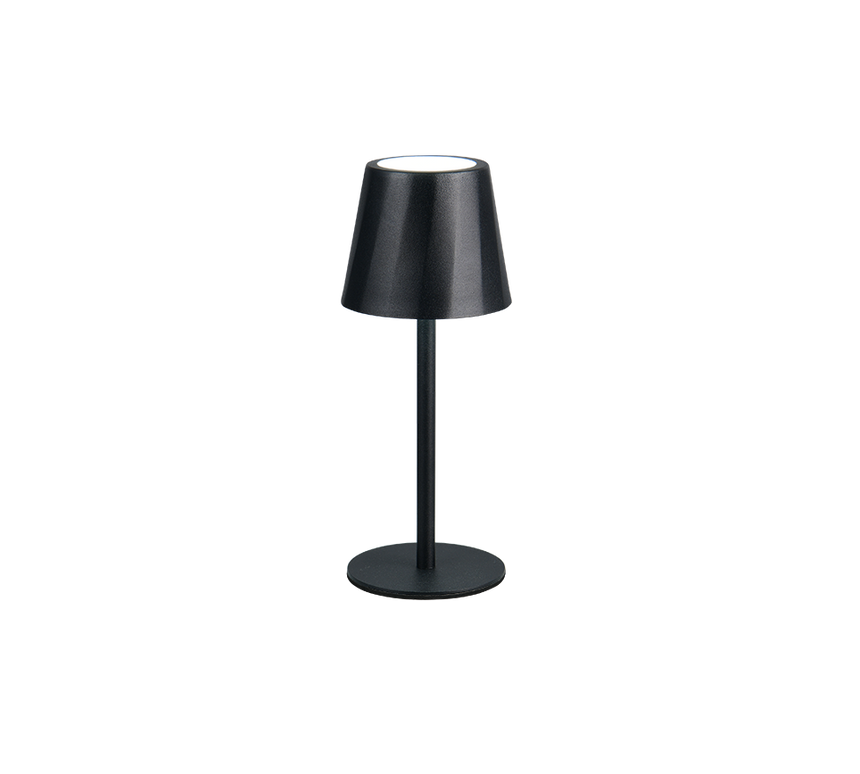 Lámpara de sobremesa Trio Diaz LED negro mate táctil CCT IP44 R55961132