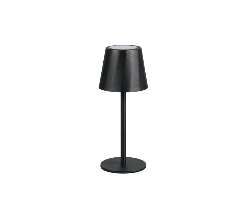 Lámpara de sobremesa Trio Diaz LED negro mate táctil CCT IP44 R55961132