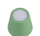 Lámpara de sobremesa Trio Diaz LED pistaziengrün táctil CCT IP44 R55961149