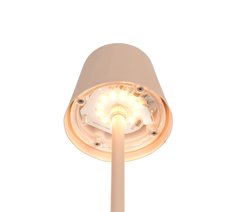 Lámpara de sobremesa Trio Diaz LED sand táctil CCT IP44 R55961166