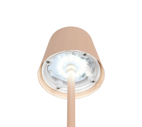Lámpara de sobremesa Trio Diaz LED sand táctil CCT IP44 R55961166