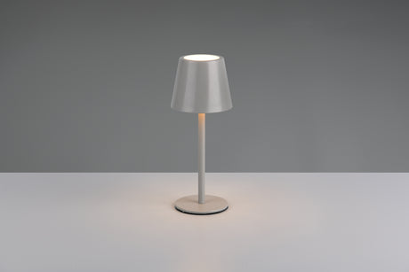 Lámpara de sobremesa Trio Diaz LED ultimate grey táctil CCT IP44 R55961177