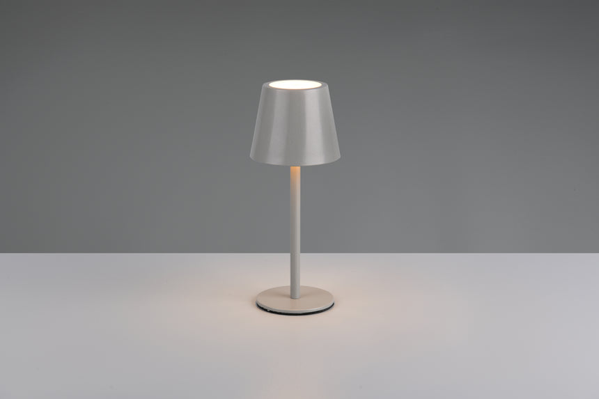 Lámpara de sobremesa Trio Diaz LED ultimate grey táctil CCT IP44 R55961177