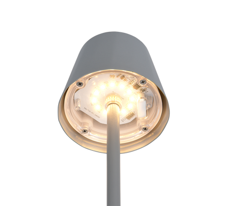 Lámpara de sobremesa Trio Diaz LED ultimate grey táctil CCT IP44 R55961177