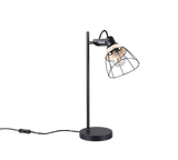 Lámpara de sobremesa Trio Jerome LED negro mate 2700K 50cm R56231032