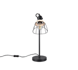 Lámpara de sobremesa Trio Jerome LED negro mate 2700K 50cm R56231032