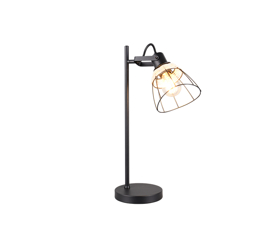 Lámpara de sobremesa Trio Jerome LED negro mate 2700K 50cm R56231032