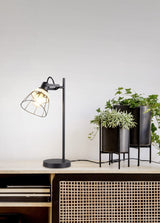 Lámpara de sobremesa Trio Jerome LED negro mate 2700K 50cm R56231032