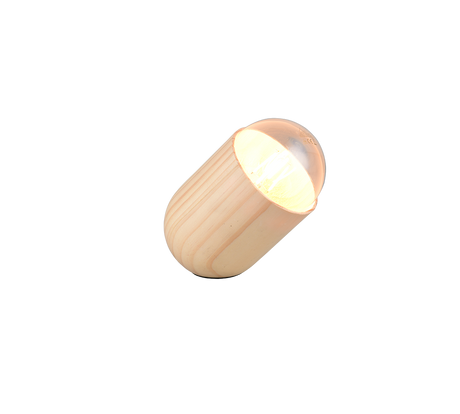 Lámpara de sobremesa Trio Nara LED madera 3000K R56311030