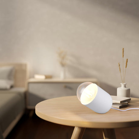 Lámpara de sobremesa Trio Nara LED blanco mate 2700K R56311031