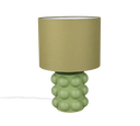 Lámpara de sobremesa Trio Kate E27 47cm verde — ref. R56481915 (1)