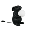 Lámpara de sobremesa Trio Rabbit LED negro 3000K R56511002