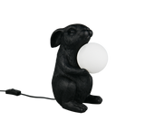 Lámpara de sobremesa Trio Rabbit LED negro 3000K R56511002