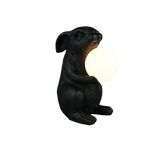 Lámpara de sobremesa Trio Rabbit LED negro 3000K R56511002