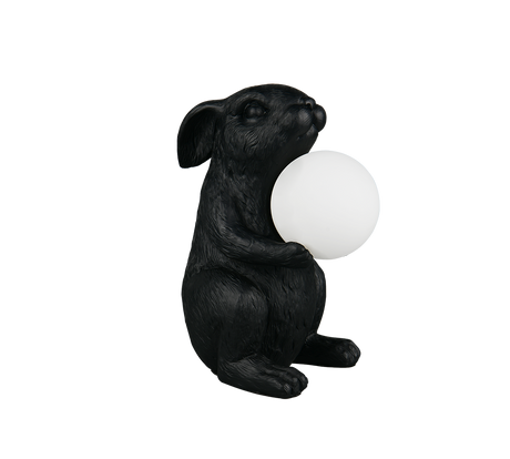 Lámpara de sobremesa Trio Rabbit LED negro 3000K R56511002