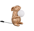 Lámpara de sobremesa Trio Rabbit LED gold-colored 3000K R56511079