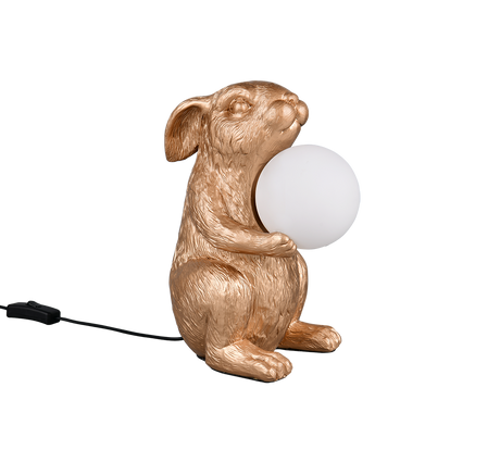 Lámpara de sobremesa Trio Rabbit LED gold-colored 3000K R56511079