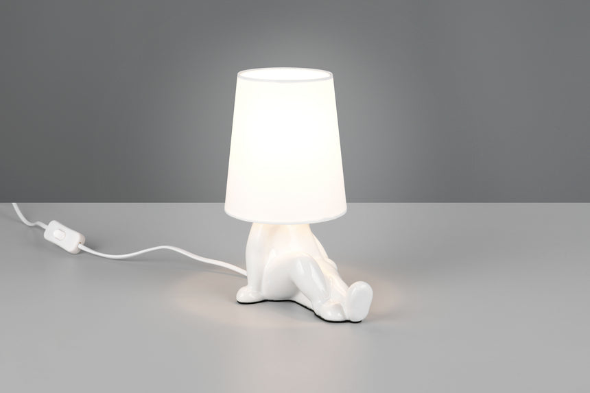 Lámpara de sobremesa Trio Huma LED blanco 2700K R56531001