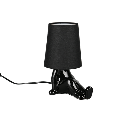 Lámpara de sobremesa Trio Huma LED negro 2700K R56531002