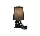 Lámpara de sobremesa Trio Huma LED negro 2700K R56531002