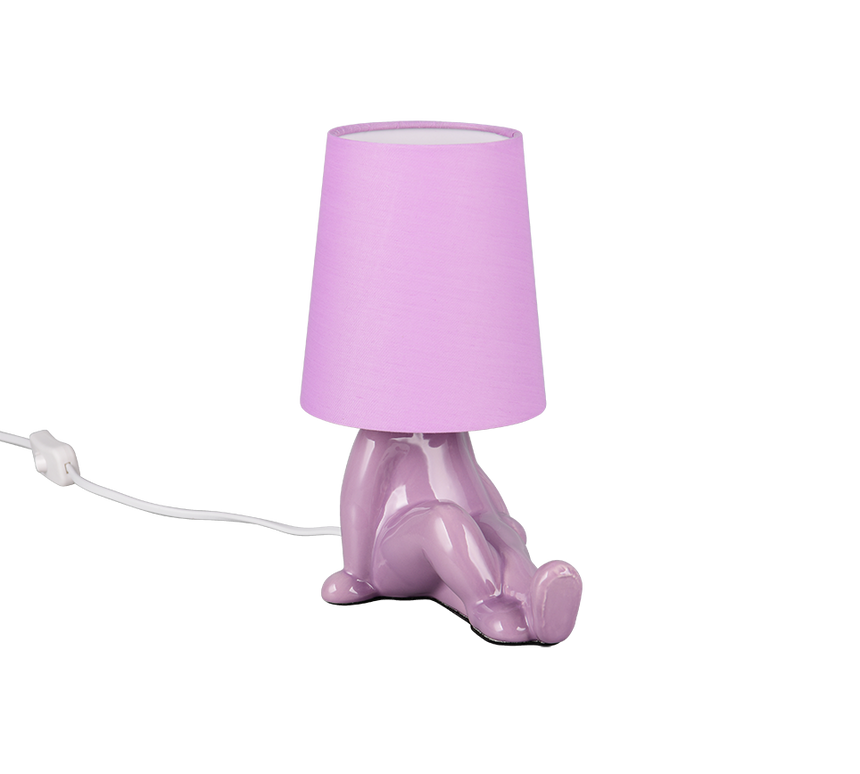 Lámpara de sobremesa Trio Huma LED lilac 2700K R56531091