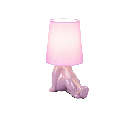 Lámpara de sobremesa Trio Huma LED lilac 2700K R56531091