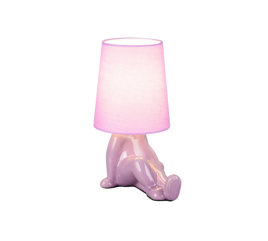 Lámpara de sobremesa Trio Huma LED lilac 2700K R56531091