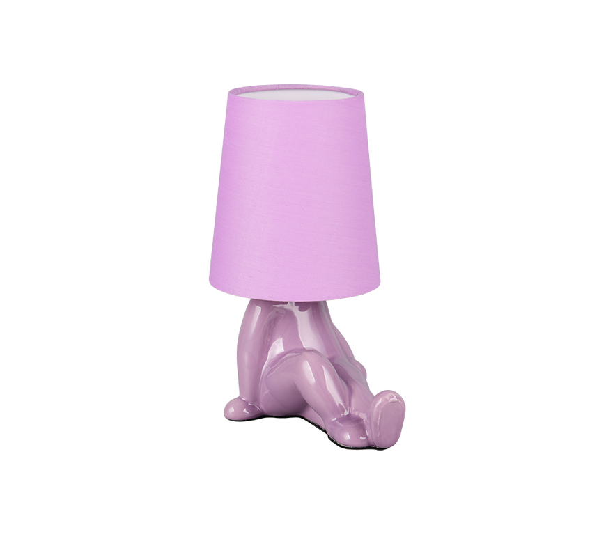 Lámpara de sobremesa Trio Huma LED lilac 2700K R56531091