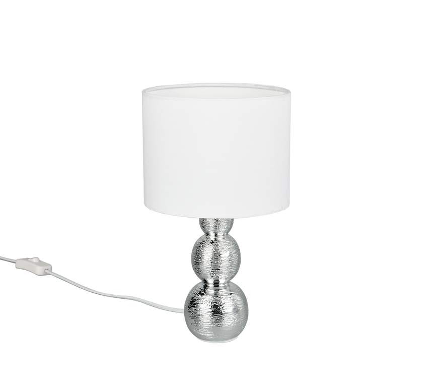 Lámpara de sobremesa Trio Lova LED silberfarbig 2700K R56541089