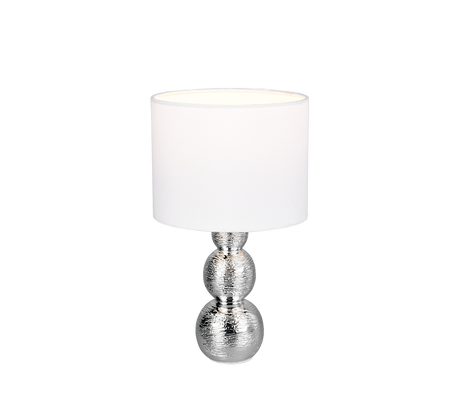 Lámpara de sobremesa Trio Lova LED silberfarbig 2700K R56541089