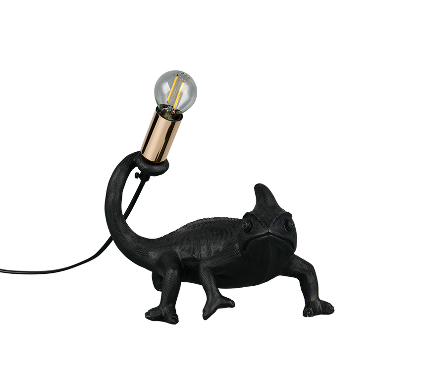 Lámpara de sobremesa Trio Crawly LED negro 2700K R56581002
