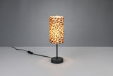 Lámpara de sobremesa Trio Pardina LED negro mate 2700K 36,5cm R56741032