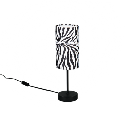 Lámpara de sobremesa Trio Zebara LED negro mate 2700K 36,5cm R56751032